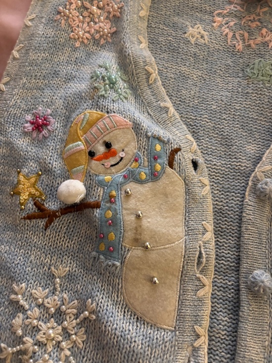 White Stag Snowman Sweater Vest - Picture 5 of 5